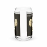Bean Rhap – Can-Shaped Glass 16oz 16oz front — Snack Tracks - The Ultimate Parody Album Collection