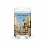 Wish You Were Beer – Can-Shaped Glass 16oz 16oz left — Snack Tracks - The Ultimate Parody Album Collection