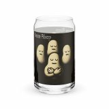 Bean Rhap – Can-Shaped Glass 16oz 16oz left — Snack Tracks - The Ultimate Parody Album Collection