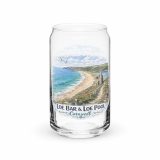 Loe Bar & Loe Pool Cornwall – Can-Shaped Glass 16oz 16oz right — Cornish Treasures