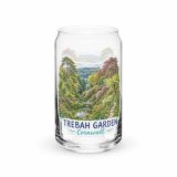 Trebah Garden Cornwall Artwork Design – Can-Shaped Glass 16oz 16oz right — Cornish Treasures