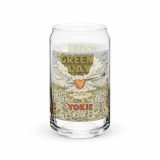 Green Lay Yokie Parody Can-shaped glass – Can-Shaped Glass 16oz 16oz right — Snack Tracks - The Ultimate Parody Album Collection