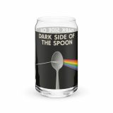 Dark Side of the Spoon – Can-Shaped Glass 16oz 16oz right — Snack Tracks - The Ultimate Parody Album Collection