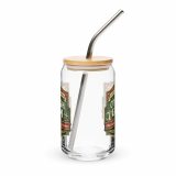 Cornish Calm – Can-Shaped Glass 16oz 16oz with lid straw back — The Brutally Honest Collection