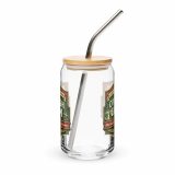 Cornish Calm – Can-Shaped Glass 16oz 16oz with lid straw front — The Brutally Honest Collection