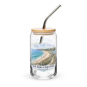 Loe Bar & Loe Pool Cornwall Flip Straw Water Bottle