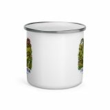 Trebah Garden Cornwall Artwork Design - Enamel Mug