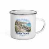 Minack Theatre Cornwall Enamel Mug – Coastal Cliffside Design