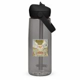 Green Lay Yokie Parody Flip straw water bottle – Flip Straw Water Bottle charcoal back — Snack Tracks - The Ultimate Parody Album Collection