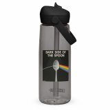 Dark Side of the Spoon – Flip Straw Water Bottle charcoal back — Snack Tracks - The Ultimate Parody Album Collection