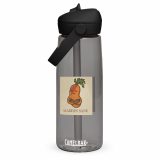 Aladdin Sane Carrot Parody Water Bottle - Flip straw water bottle
