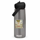 Green Lay Yokie Parody Flip straw water bottle – Flip Straw Water Bottle charcoal front — Snack Tracks - The Ultimate Parody Album Collection