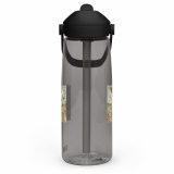 Green Lay Yokie Parody Flip straw water bottle – Flip Straw Water Bottle charcoal left — Snack Tracks - The Ultimate Parody Album Collection