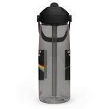 Dark Side of the Spoon – Flip Straw Water Bottle charcoal left — Snack Tracks - The Ultimate Parody Album Collection