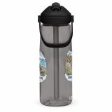 Flip straw water bottle – Flip Straw Water Bottle charcoal right — Cornish Treasures