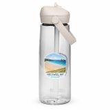 Holywell Bay Cornwall – Flip Straw Water Bottle clear back — Cornish Treasures