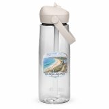 Loe Bar & Loe Pool Cornwall – Flip Straw Water Bottle clear back — Cornish Treasures