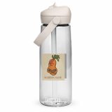 Aladdin Sane Carrot Parody Water Bottle – Flip Straw Water Bottle clear front — Snack Tracks - The Ultimate Parody Album Collection