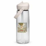 Green Lay Yokie Parody Flip straw water bottle – Flip Straw Water Bottle clear front — Snack Tracks - The Ultimate Parody Album Collection