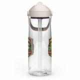 Cornish Calm – Flip Straw Water Bottle clear left — The Brutally Honest Collection