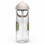 Trebah Garden Cornwall Artwork Design – Flip Straw Water Bottle clear left — Cornish Treasures