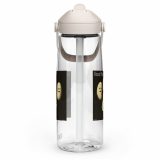 Bean Rhap – Flip Straw Water Bottle clear left — Snack Tracks - The Ultimate Parody Album Collection