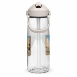 Wish You Were Beer – Flip Straw Water Bottle clear right — Snack Tracks - The Ultimate Parody Album Collection