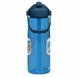 Loe Bar & Loe Pool Cornwall – Flip Straw Water Bottle oxford blue right — Cornish Treasures