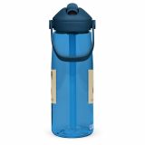 Aladdin Sane Carrot Parody Water Bottle – Flip Straw Water Bottle oxford blue right — Snack Tracks - The Ultimate Parody Album Collection