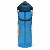Green Lay Yokie Parody Flip straw water bottle – Flip Straw Water Bottle oxford blue right — Snack Tracks - The Ultimate Parody Album Collection