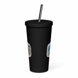 Loe Bar & Loe Pool Cornwall – Insulated tumbler with a straw