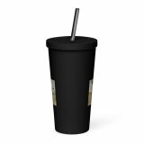 Green Lay Yokie Parody Insulated tumbler with a straw – Insulated Tumbler with a Straw black 20oz back — Snack Tracks - The Ultimate Parody Album Collection