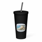 Loe Bar & Loe Pool Cornwall – Insulated tumbler with a straw