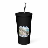 Minack Theatre Cornwalls Scenic Amphitheatre - Insulated tumbler with a straw