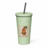 Aladdin Sane Carrot Parody Tumbler – Insulated Tumbler with a Straw mint 20oz left — Snack Tracks - The Ultimate Parody Album Collection