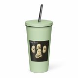 Bean Rhap – Insulated Tumbler with a Straw mint 20oz left — Snack Tracks - The Ultimate Parody Album Collection