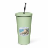 Loe Bar & Loe Pool Cornwall – Insulated tumbler with a straw