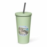 Minack Theatre Cornwalls Scenic Amphitheatre - Insulated tumbler with a straw