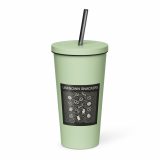 Unknown Snackers – Insulated Tumbler with a Straw mint 20oz right — Snack Tracks - The Ultimate Parody Album Collection