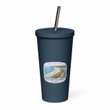 Loe Bar & Loe Pool Cornwall – Insulated tumbler with a straw
