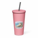 Loe Bar & Loe Pool Cornwall – Insulated tumbler with a straw