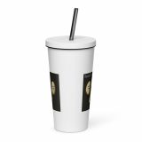 Bean Rhap – Insulated Tumbler with a Straw white 20oz back — Snack Tracks - The Ultimate Parody Album Collection