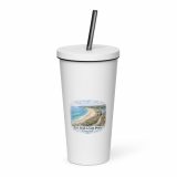 Loe Bar & Loe Pool Cornwall – Insulated tumbler with a straw