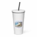 Loe Bar & Loe Pool Cornwall – Insulated tumbler with a straw