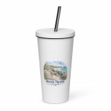 Minack Theatre Cornwalls Scenic Amphitheatre - Insulated tumbler with a straw