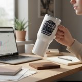 DREAM HAS CRASHED - Travel mug with a handle