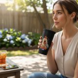 WHAT THE CLUCK EH - COCKREL - Insulated tumbler with a straw