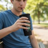 Dexter Hornridge – Insulated tumbler with a straw