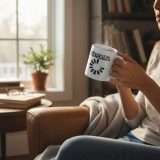 BUFFERING - White glossy mug