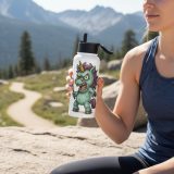 Dexter Hornridge – Stainless steel water bottle with a straw lid